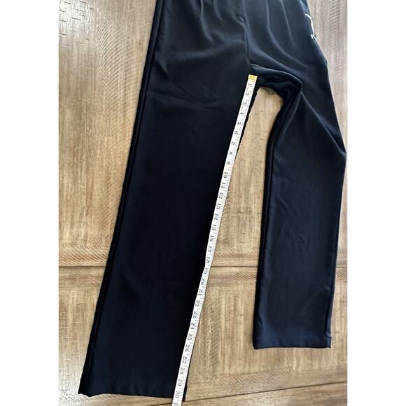 NWT Pacsun Playboy Black Boyfriend Fit Wide Leg Embroidered Bunny Logo Pants XS - Picture 11 of 16